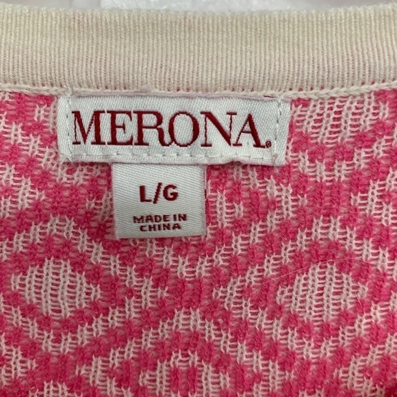 Merona Academia Preppy 80’s Style Cardigan Size Large - Picture 4 of 7